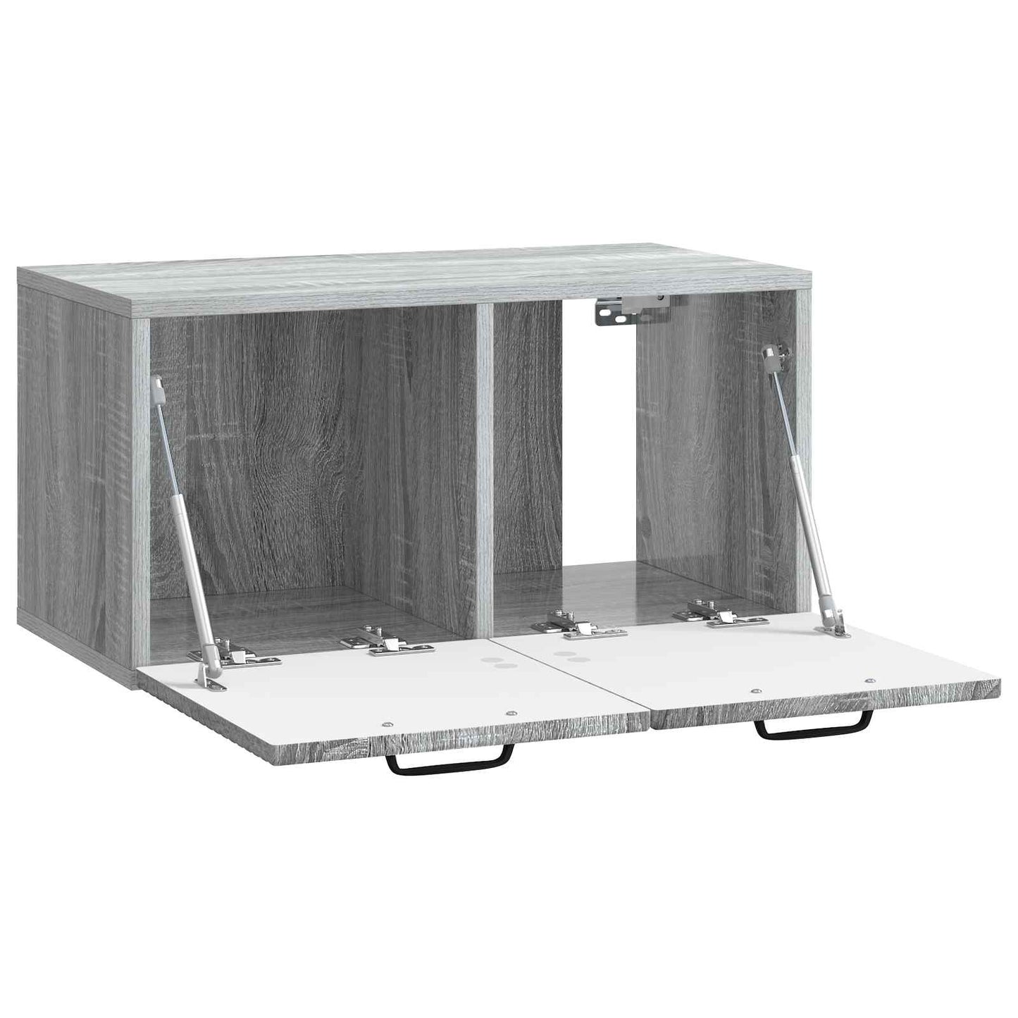 Wandbeugel TV-kast Grijs sonoma 59,5 x 31 x 30 cm Bewerkt hout