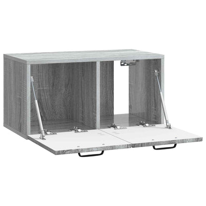 Wandbeugel TV-kast Grijs sonoma 59,5 x 31 x 30 cm Bewerkt hout