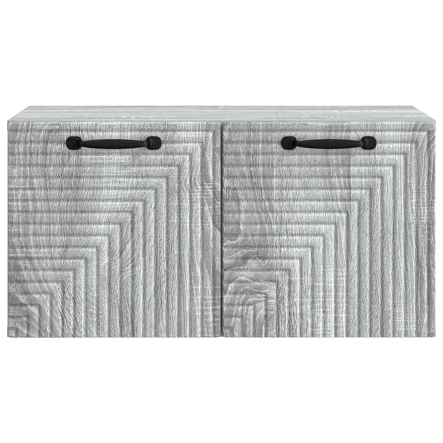 Wandbeugel TV-kast Grijs sonoma 59,5 x 31 x 30 cm Bewerkt hout