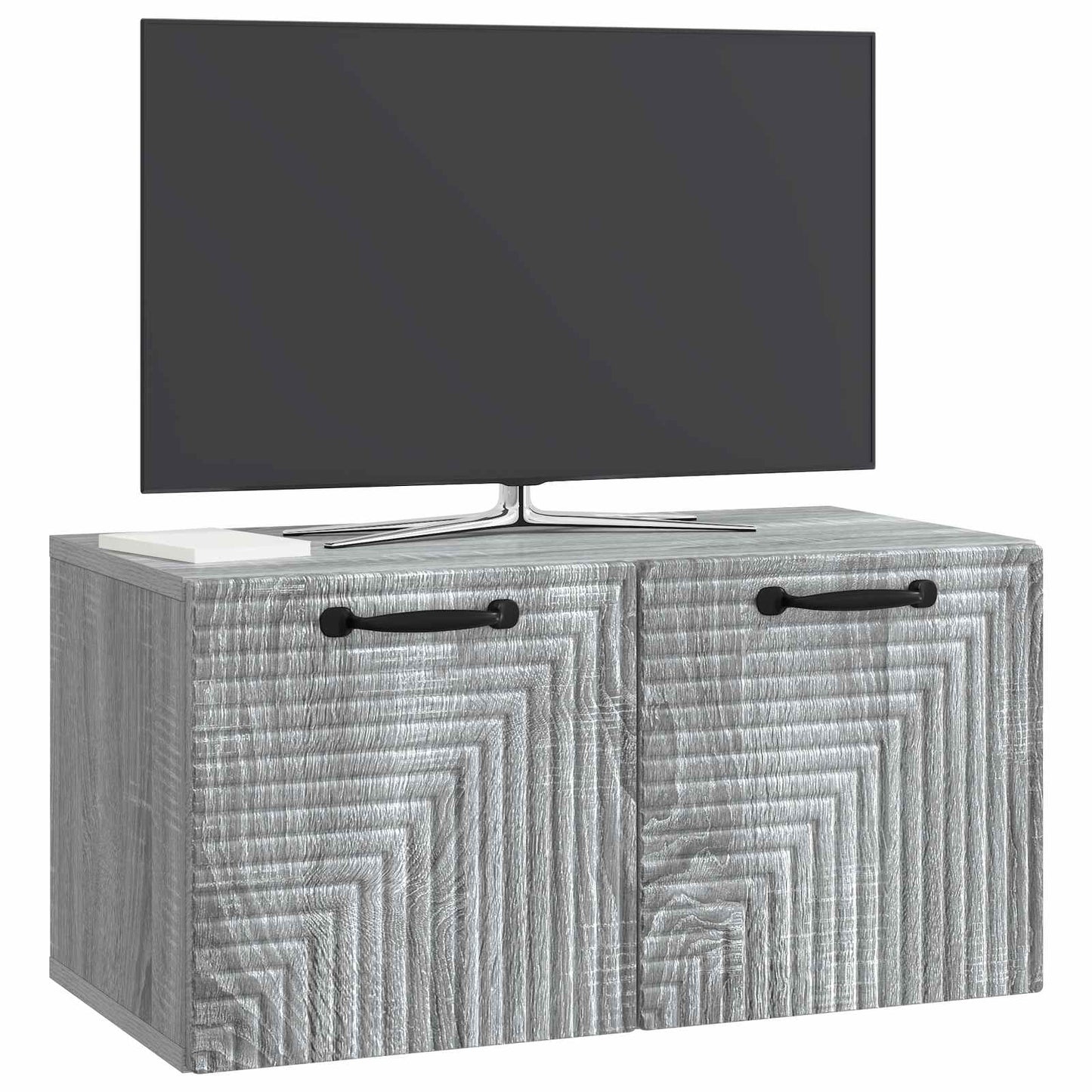 Wandbeugel TV-kast Grijs sonoma 59,5 x 31 x 30 cm Bewerkt hout