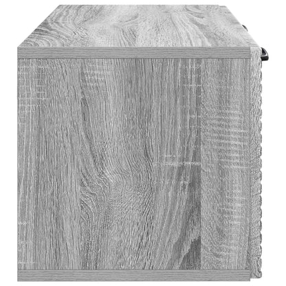 Wandbeugel TV-kast Grijs sonoma 59,5 x 31 x 30 cm Bewerkt hout