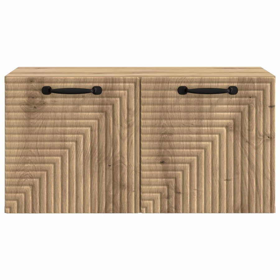 Wandbeugel TV-kast Artisanaal eiken 59,5 x 31 x 30 cm