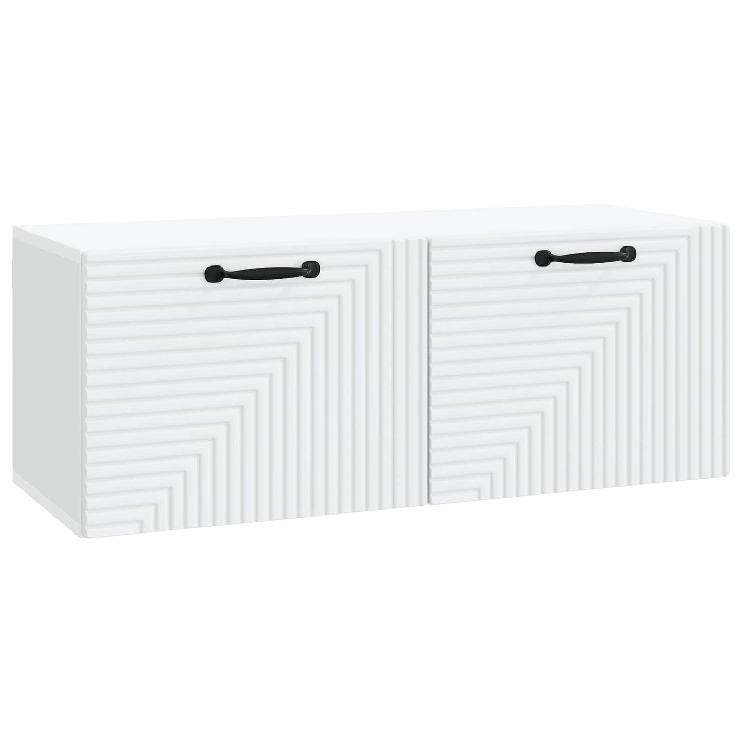Wandbeugel TV-kast Wit 78,5 x 31 x 30 cm Bewerkt hout