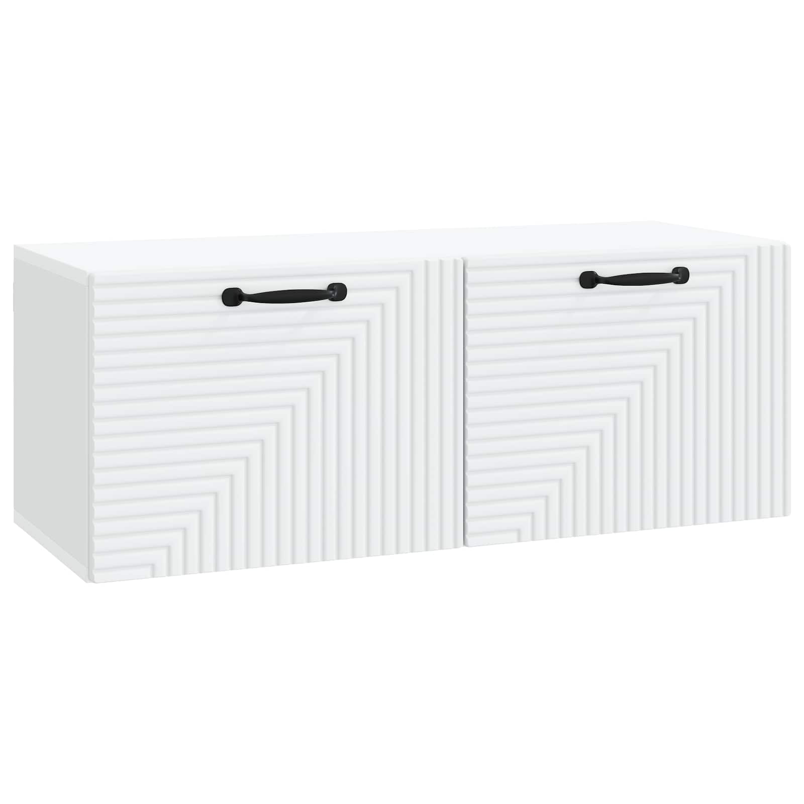 Wandbeugel TV-kast Wit 78,5 x 31 x 30 cm Bewerkt hout