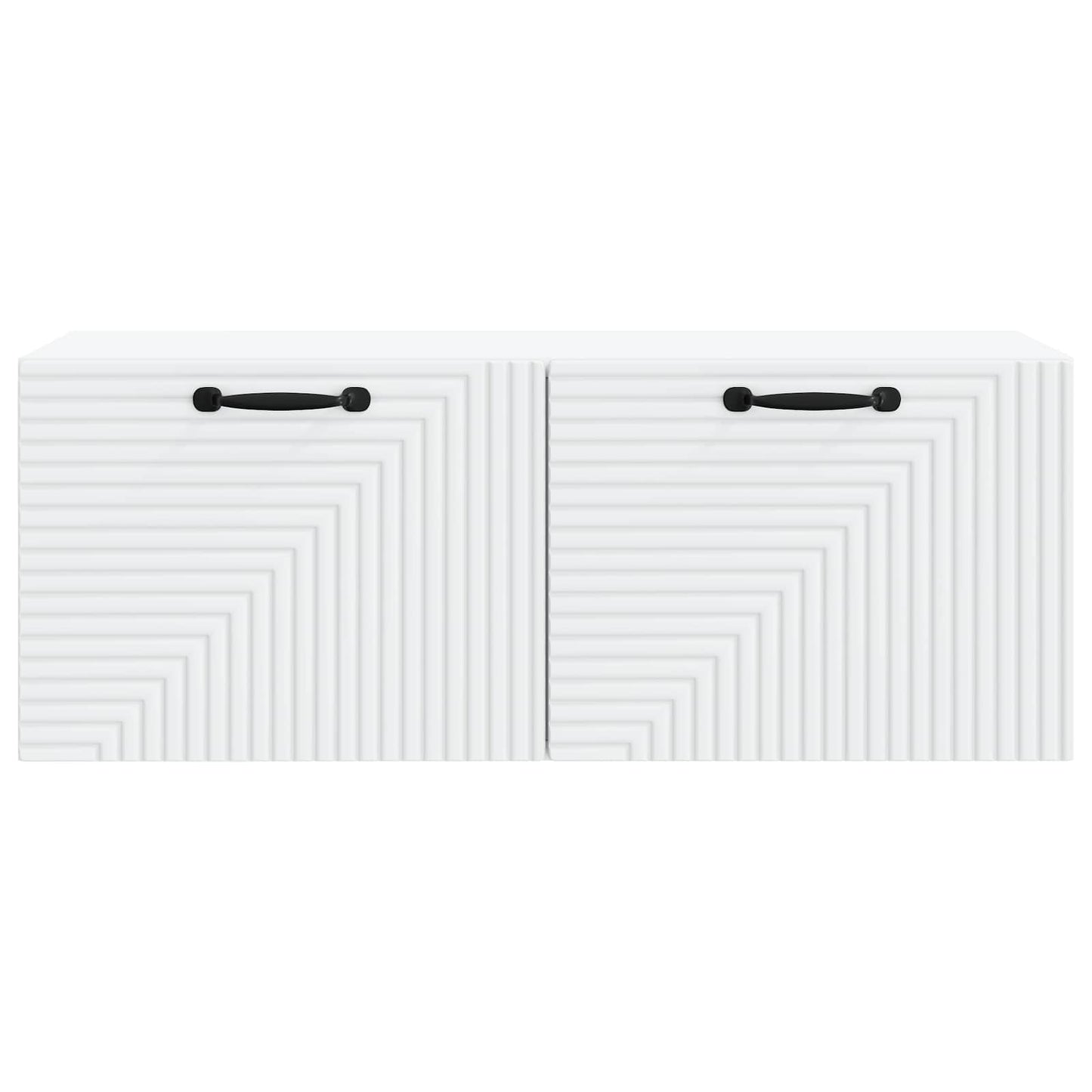 Wandbeugel TV-kast Wit 78,5 x 31 x 30 cm Bewerkt hout