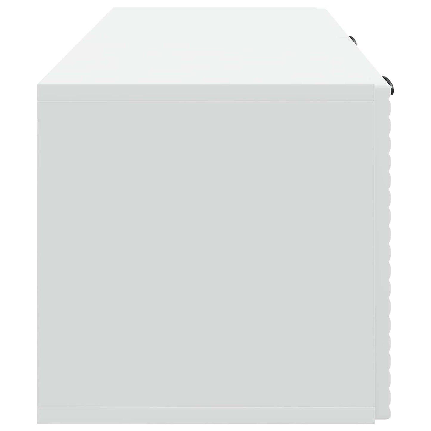 Wandbeugel TV-kast Wit 78,5 x 31 x 30 cm Bewerkt hout