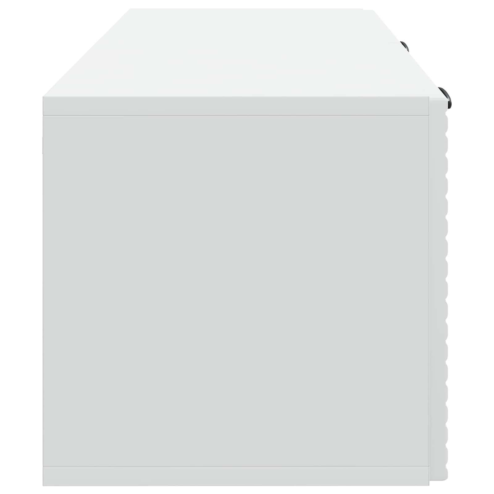 Wandbeugel TV-kast Wit 78,5 x 31 x 30 cm Bewerkt hout