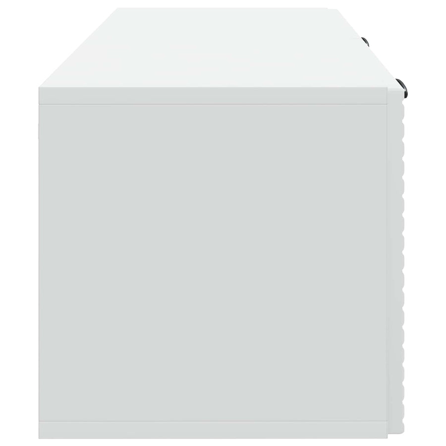 Wandbeugel TV-kast Wit 78,5 x 31 x 30 cm Bewerkt hout
