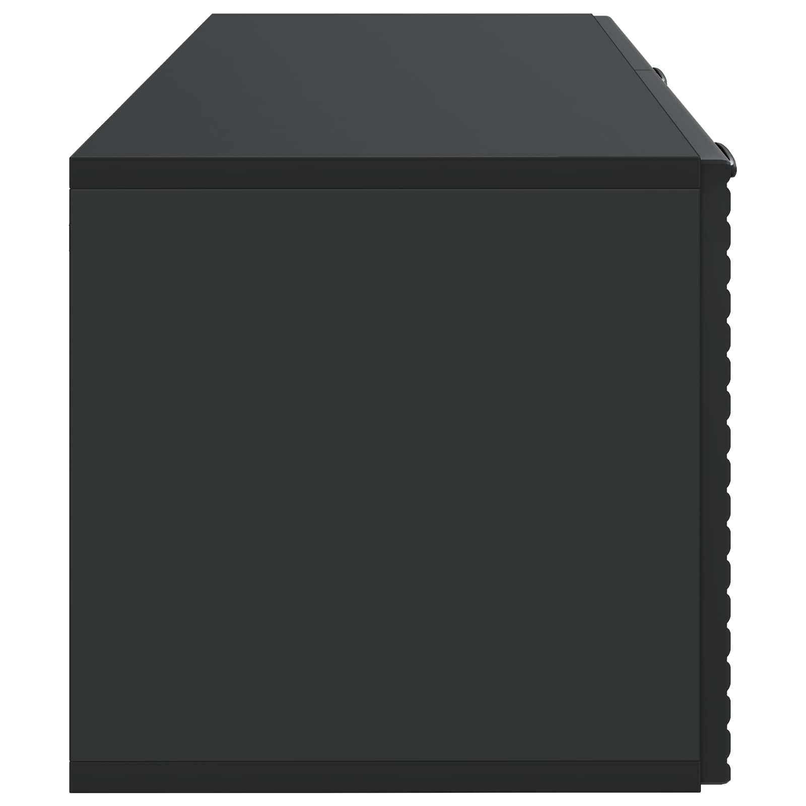 Wandbeugel TV-kast Zwart 78,5 x 31 x 30 cm Bewerkt hout