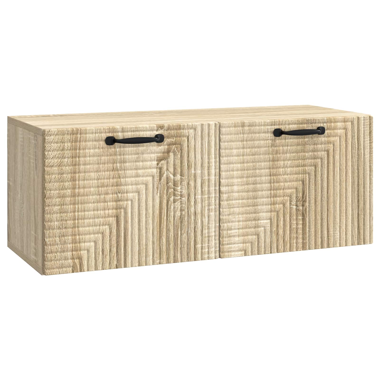 Wandbeugel TV-kast Sonoma Eiken 78,5 x 31 x 30 cm Bewerkt hout