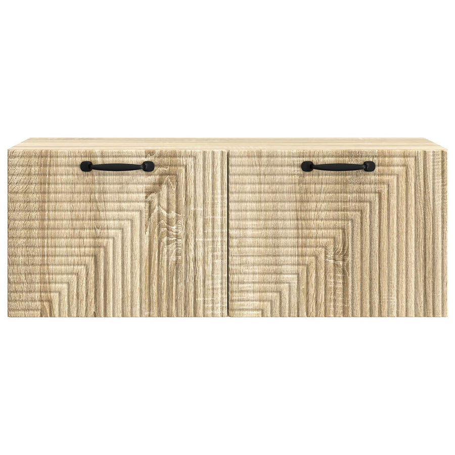 Wandbeugel TV-kast Sonoma Eiken 78,5 x 31 x 30 cm Bewerkt hout