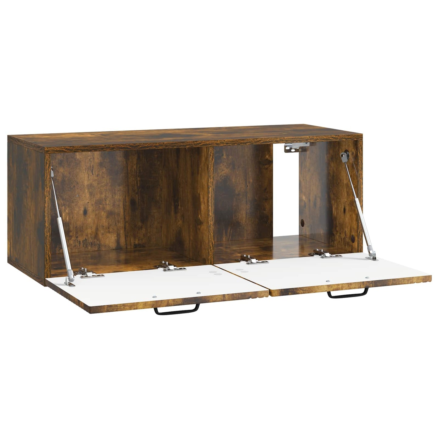 Wandbeugel TV-kast Gerookt eiken 78,5 x 31 x 30 cm Bewerkt hout