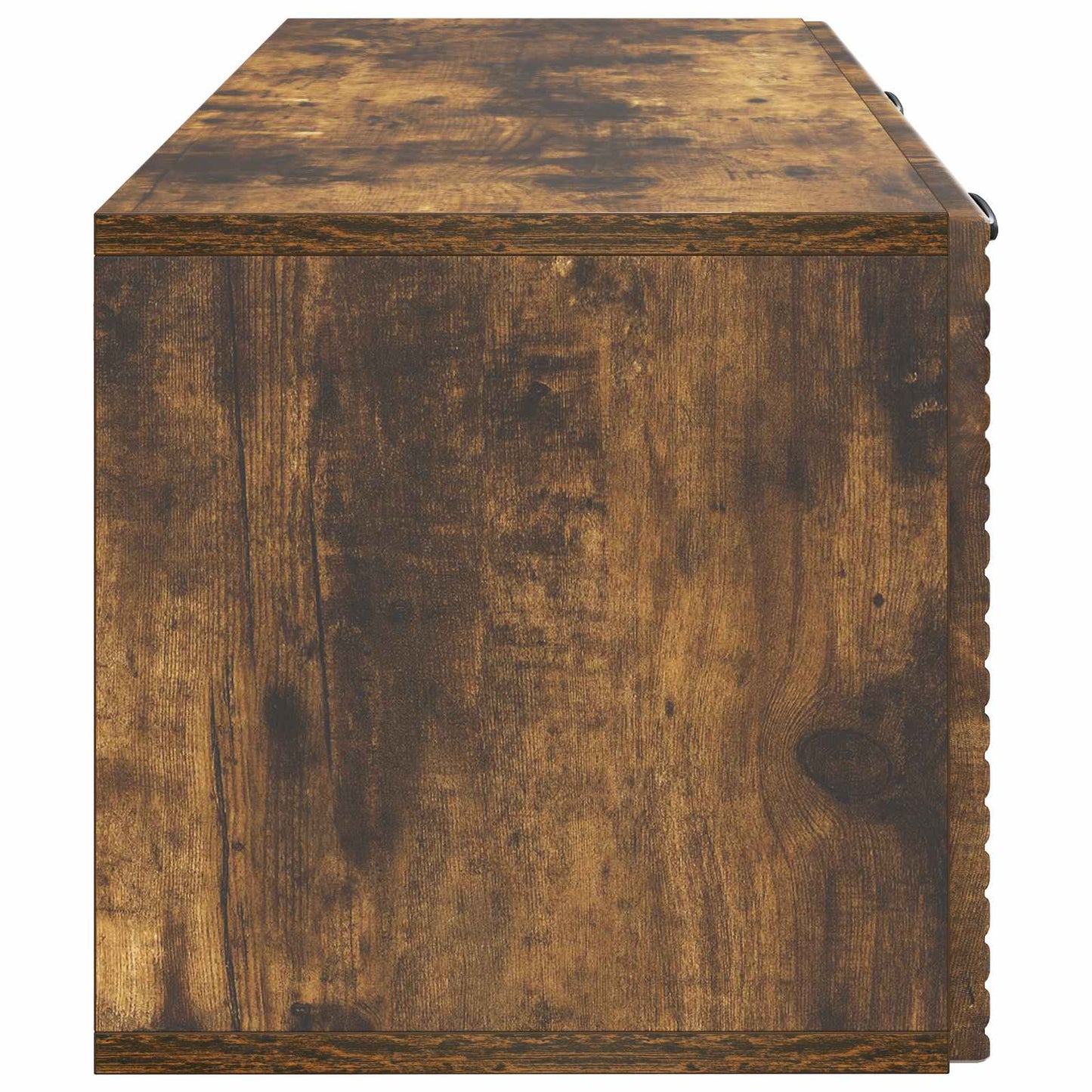 Wandbeugel TV-kast Gerookt eiken 78,5 x 31 x 30 cm Bewerkt hout
