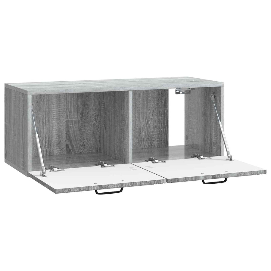 Wandbeugel TV-kast Grijs sonoma 78,5 x 31 x 30 cm Bewerkt hout