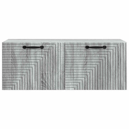 Wandbeugel TV-kast Grijs sonoma 78,5 x 31 x 30 cm Bewerkt hout
