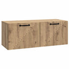 Wandkast 78,5x31x30 cm Artisanaal eiken