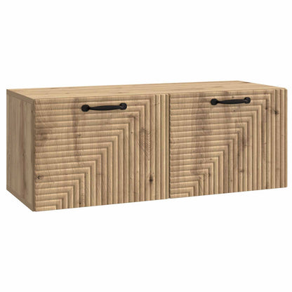 Wandbeugel TV-kast Artisanaal eiken 78,5 x 31 x 30 cm