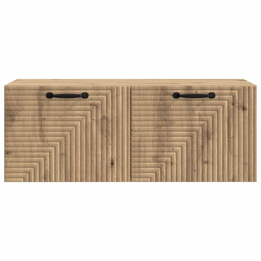 Wandbeugel TV-kast Artisanaal eiken 78,5 x 31 x 30 cm