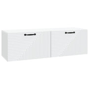 Tv meubel 98x31x30 cm bewerkt hout wit