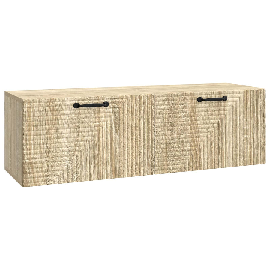 Wandbeugel TV-kast Sonoma Eiken 98 x 31 x 30 cm Bewerkt hout