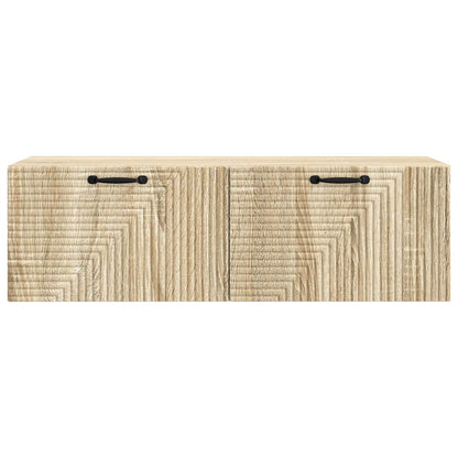 Wandbeugel TV-kast Sonoma Eiken 98 x 31 x 30 cm Bewerkt hout