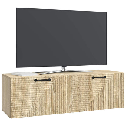 Wandbeugel TV-kast Sonoma Eiken 98 x 31 x 30 cm Bewerkt hout
