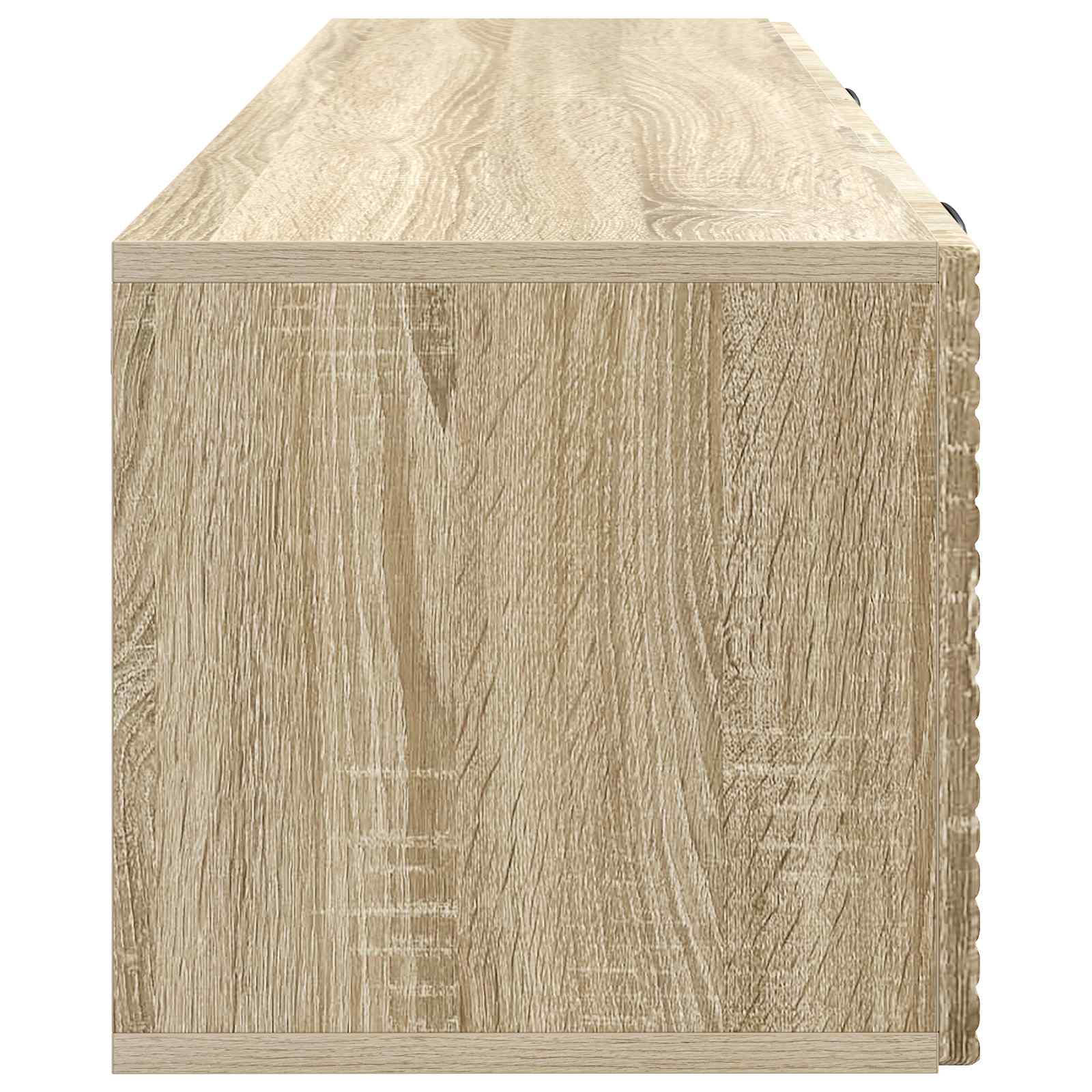 Wandbeugel TV-kast Sonoma Eiken 98 x 31 x 30 cm Bewerkt hout
