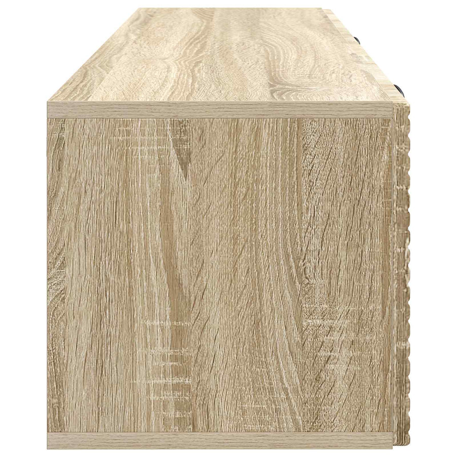 Wandbeugel TV-kast Sonoma Eiken 98 x 31 x 30 cm Bewerkt hout