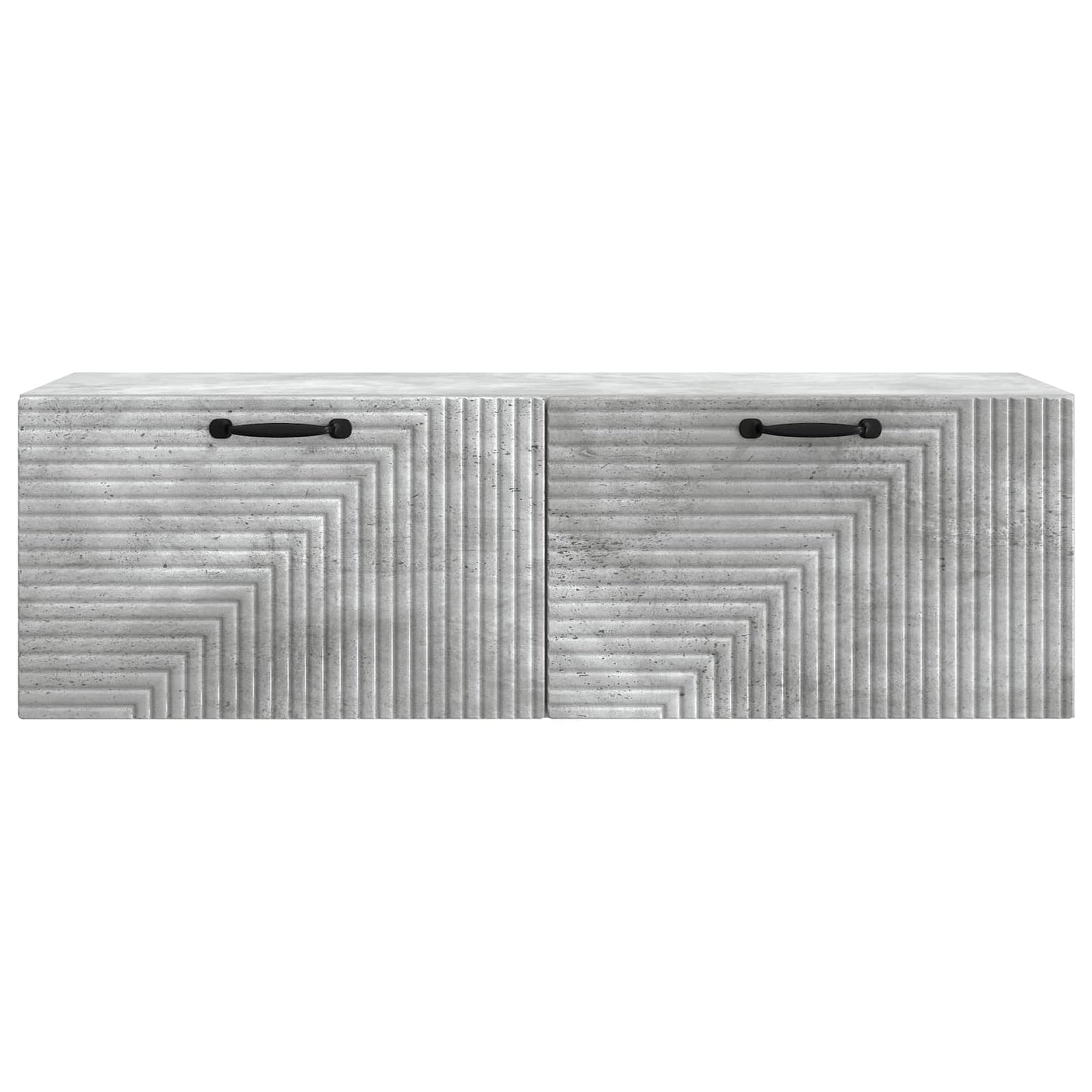 Wandbeugel TV-kast Betongrijs 98 x 31 x 30 cm Bewerkt hout