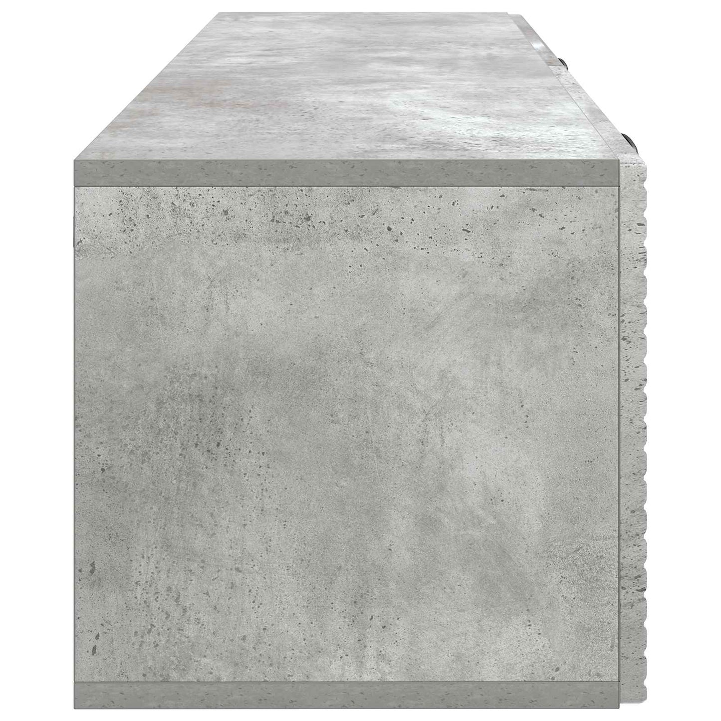 Wandbeugel TV-kast Betongrijs 98 x 31 x 30 cm Bewerkt hout