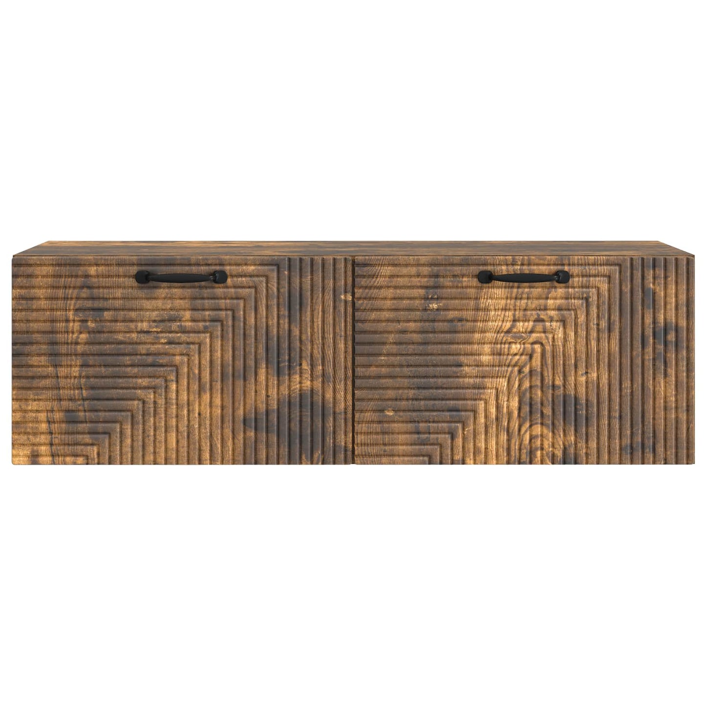 Wandbeugel TV-kast Gerookt eiken 98 x 31 x 30 cm Bewerkt hout