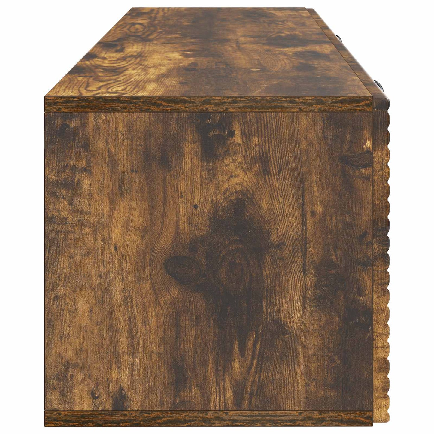 Wandbeugel TV-kast Gerookt eiken 98 x 31 x 30 cm Bewerkt hout
