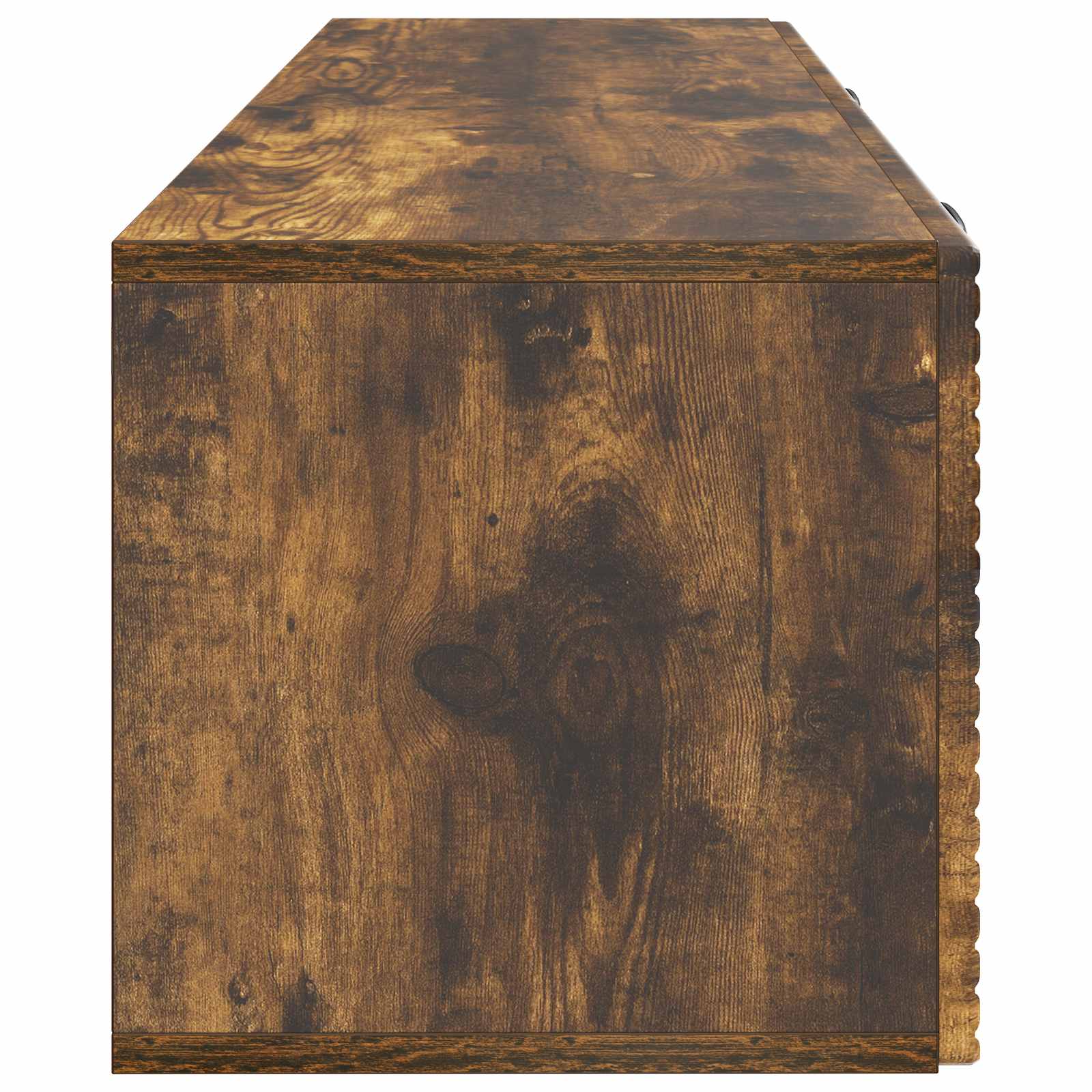 Wandbeugel TV-kast Gerookt eiken 98 x 31 x 30 cm Bewerkt hout