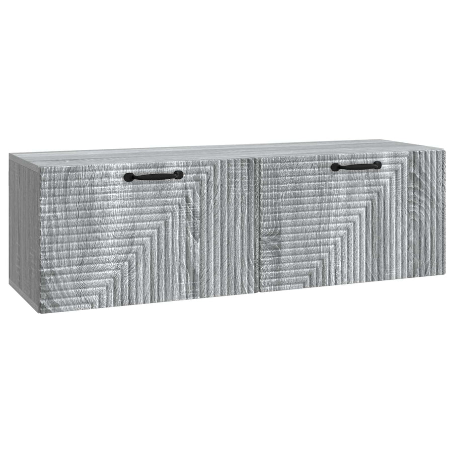 Wandbeugel TV-kast Grijs sonoma 98 x 31 x 30 cm Bewerkt hout