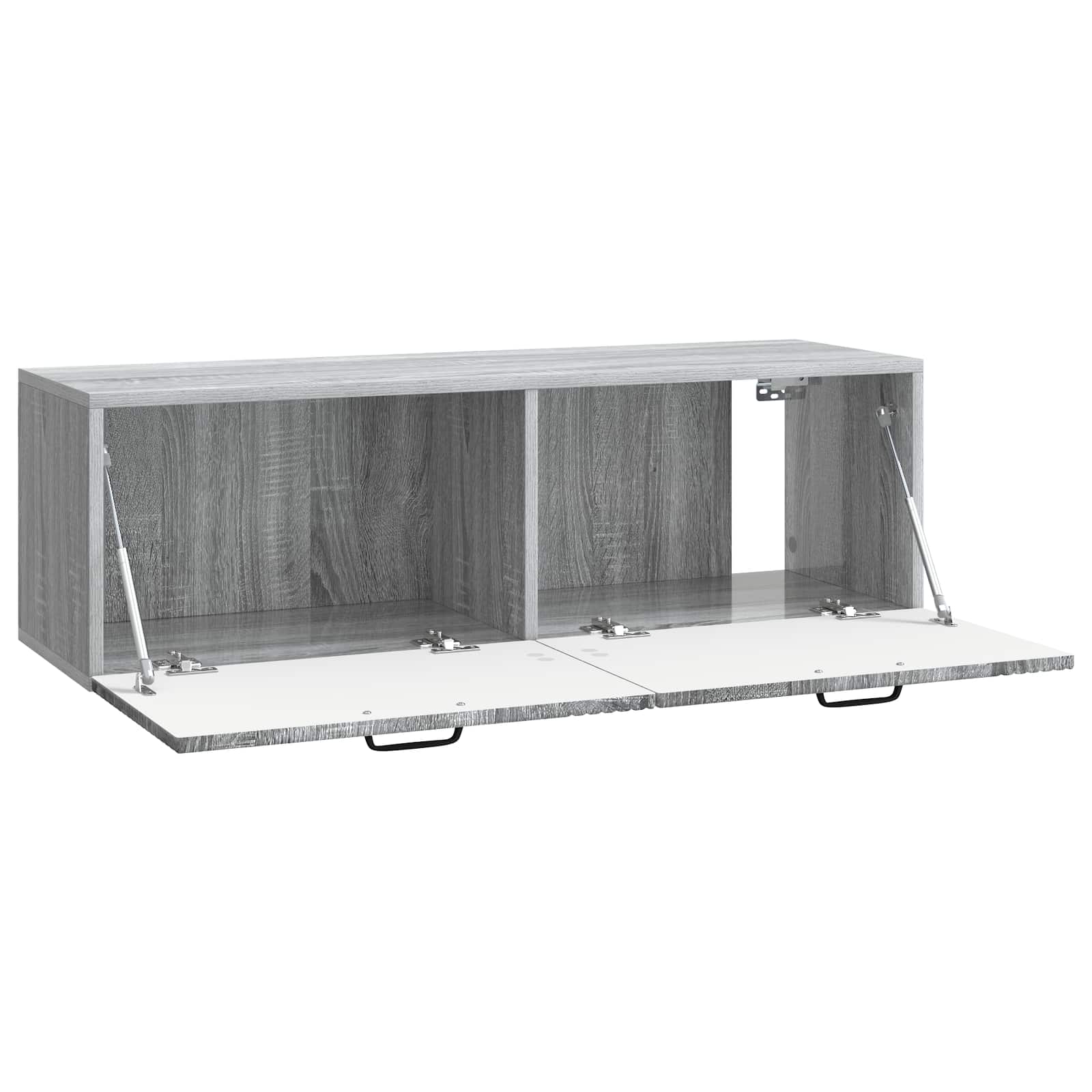 Wandbeugel TV-kast Grijs sonoma 98 x 31 x 30 cm Bewerkt hout