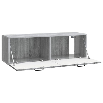 Wandbeugel TV-kast Grijs sonoma 98 x 31 x 30 cm Bewerkt hout