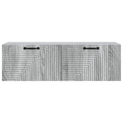 Wandbeugel TV-kast Grijs sonoma 98 x 31 x 30 cm Bewerkt hout