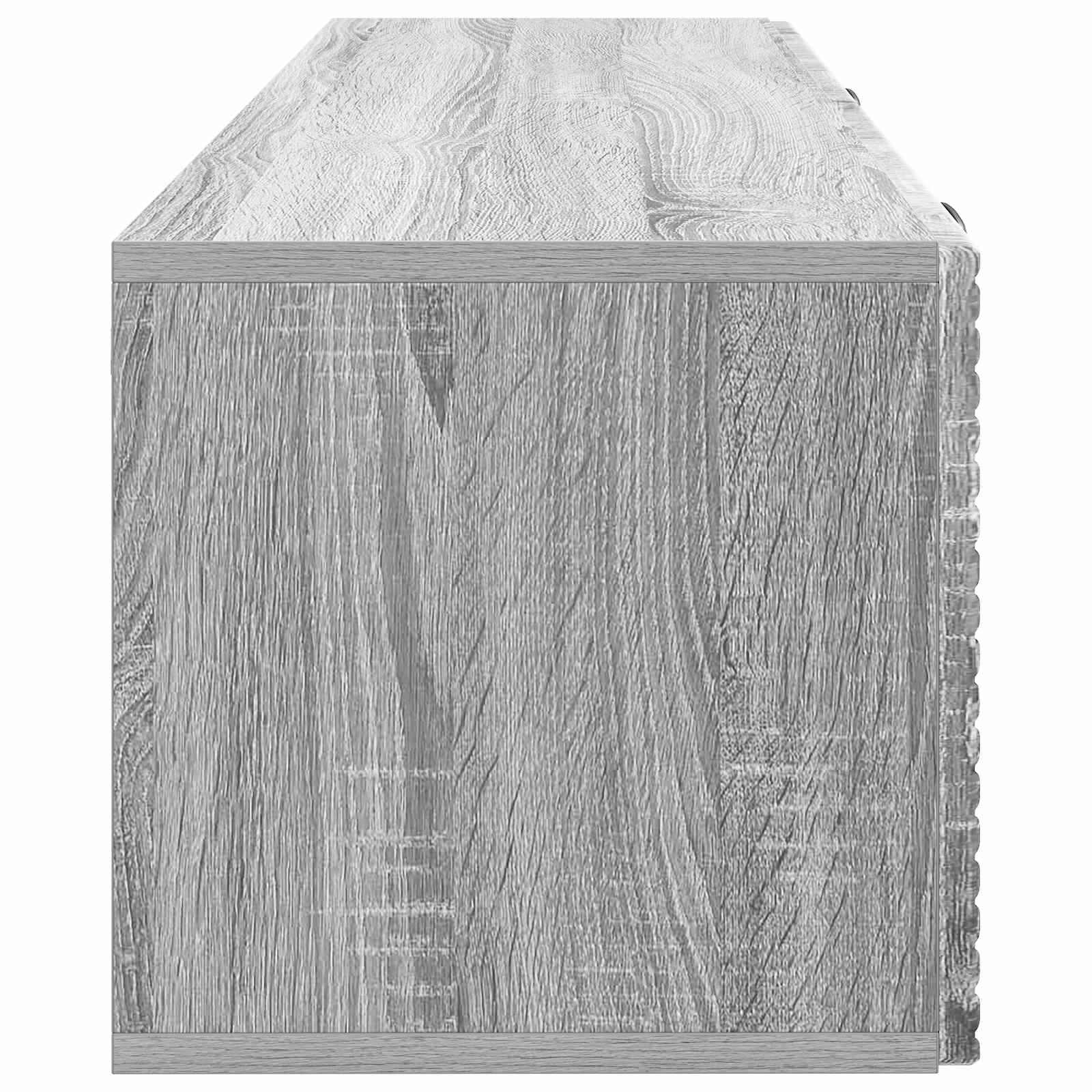 Wandbeugel TV-kast Grijs sonoma 98 x 31 x 30 cm Bewerkt hout