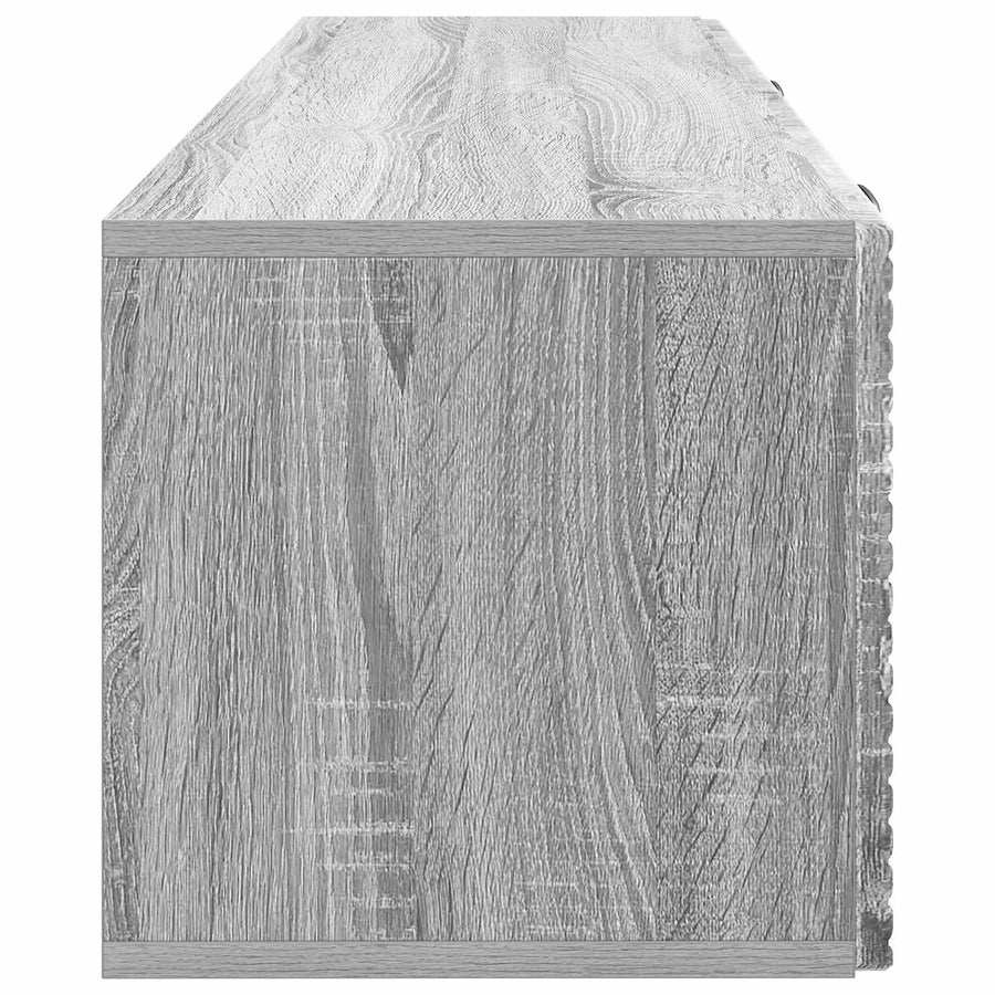 Wandbeugel TV-kast Grijs sonoma 98 x 31 x 30 cm Bewerkt hout