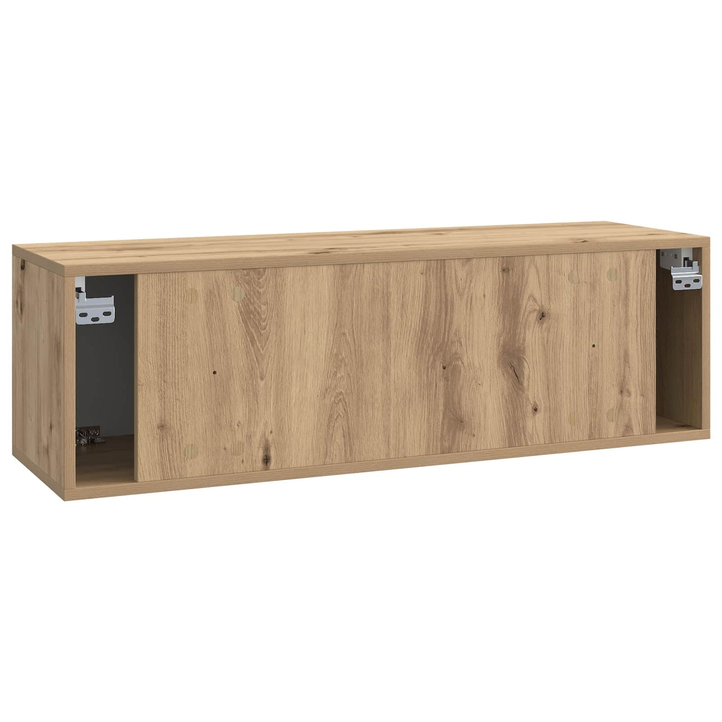 Wandbeugel TV-kast Artisanaal eiken 98 x 31 x 30 cm