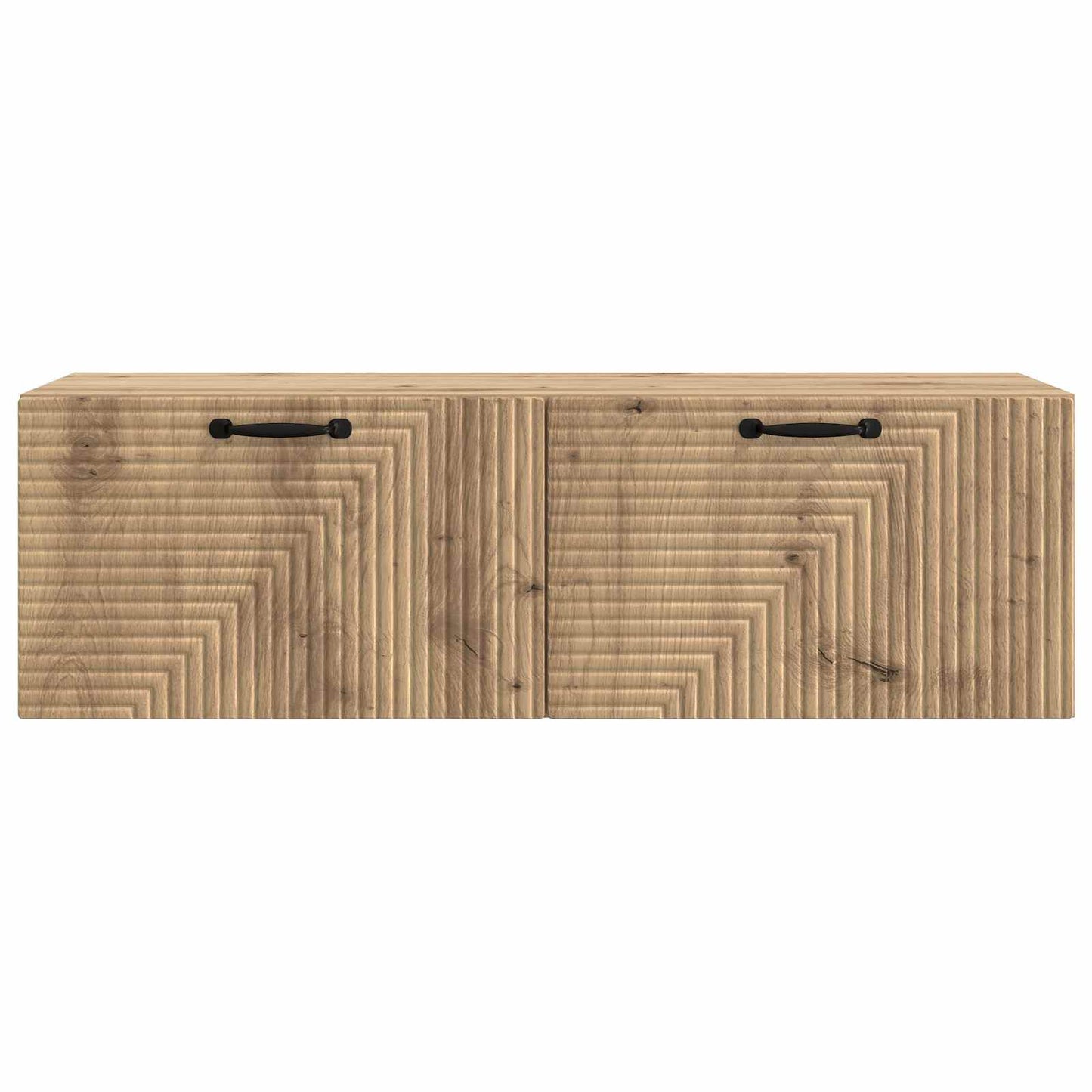 Wandbeugel TV-kast Artisanaal eiken 98 x 31 x 30 cm