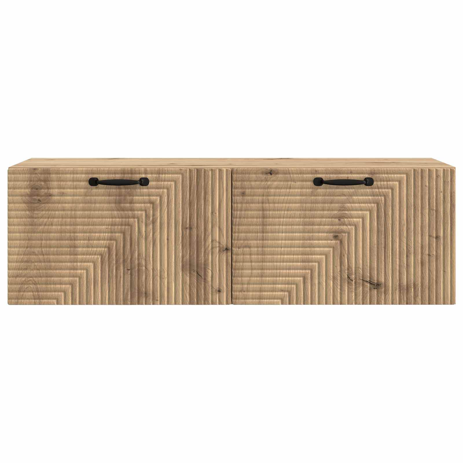 Wandbeugel TV-kast Artisanaal eiken 98 x 31 x 30 cm