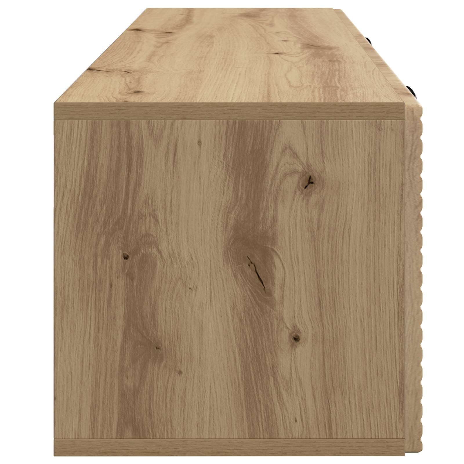 Wandbeugel TV-kast Artisanaal eiken 98 x 31 x 30 cm