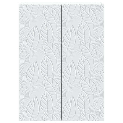 Wandkast Wit 66 x 34,5 x 90 cm Bewerkt hout