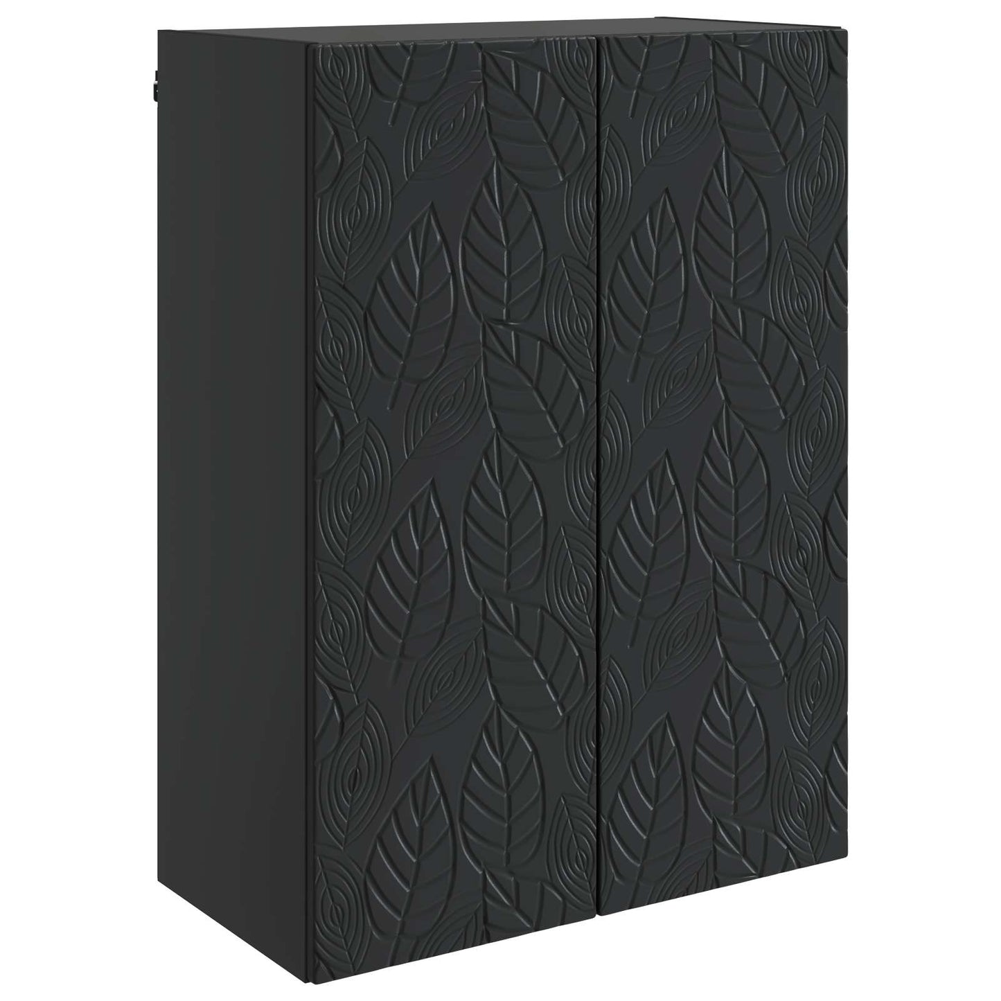 Wandkast Zwart 66 x 34,5 x 90 cm Bewerkt hout