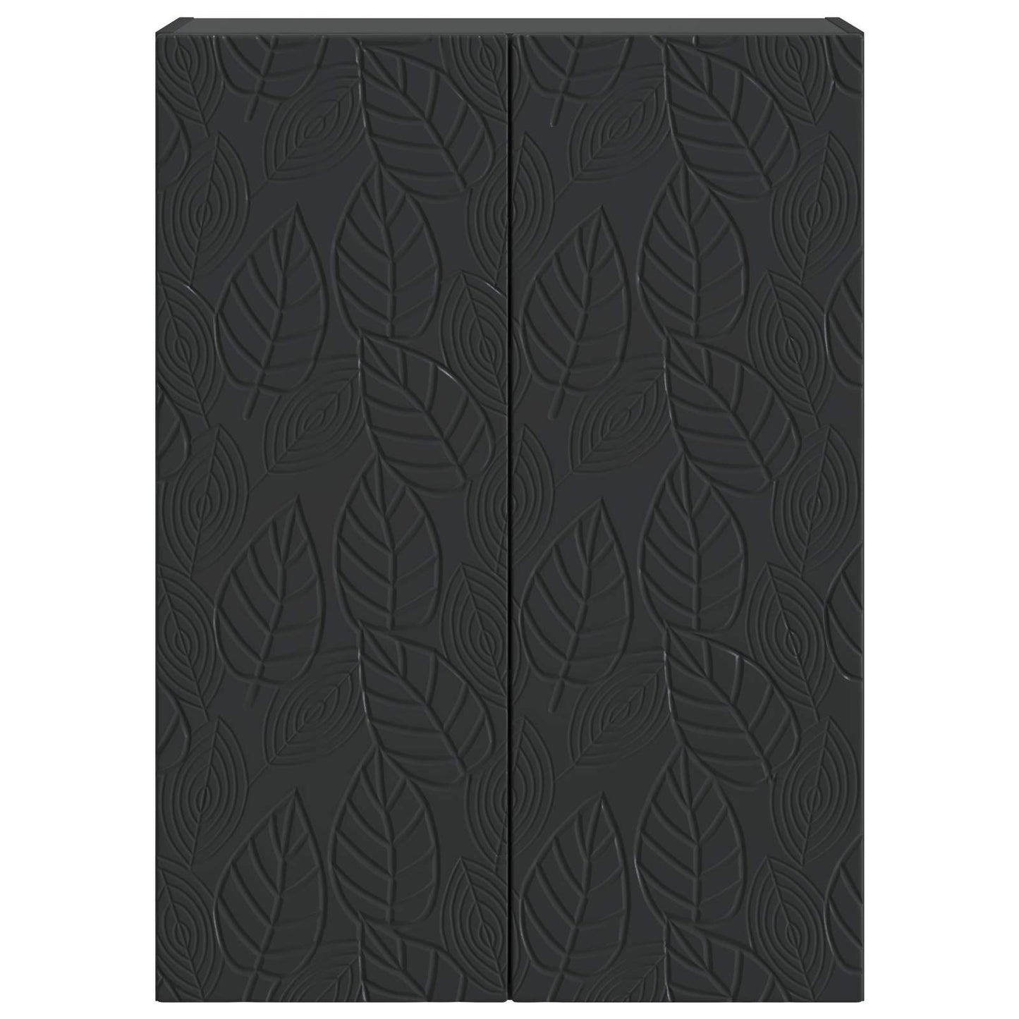 Wandkast Zwart 66 x 34,5 x 90 cm Bewerkt hout