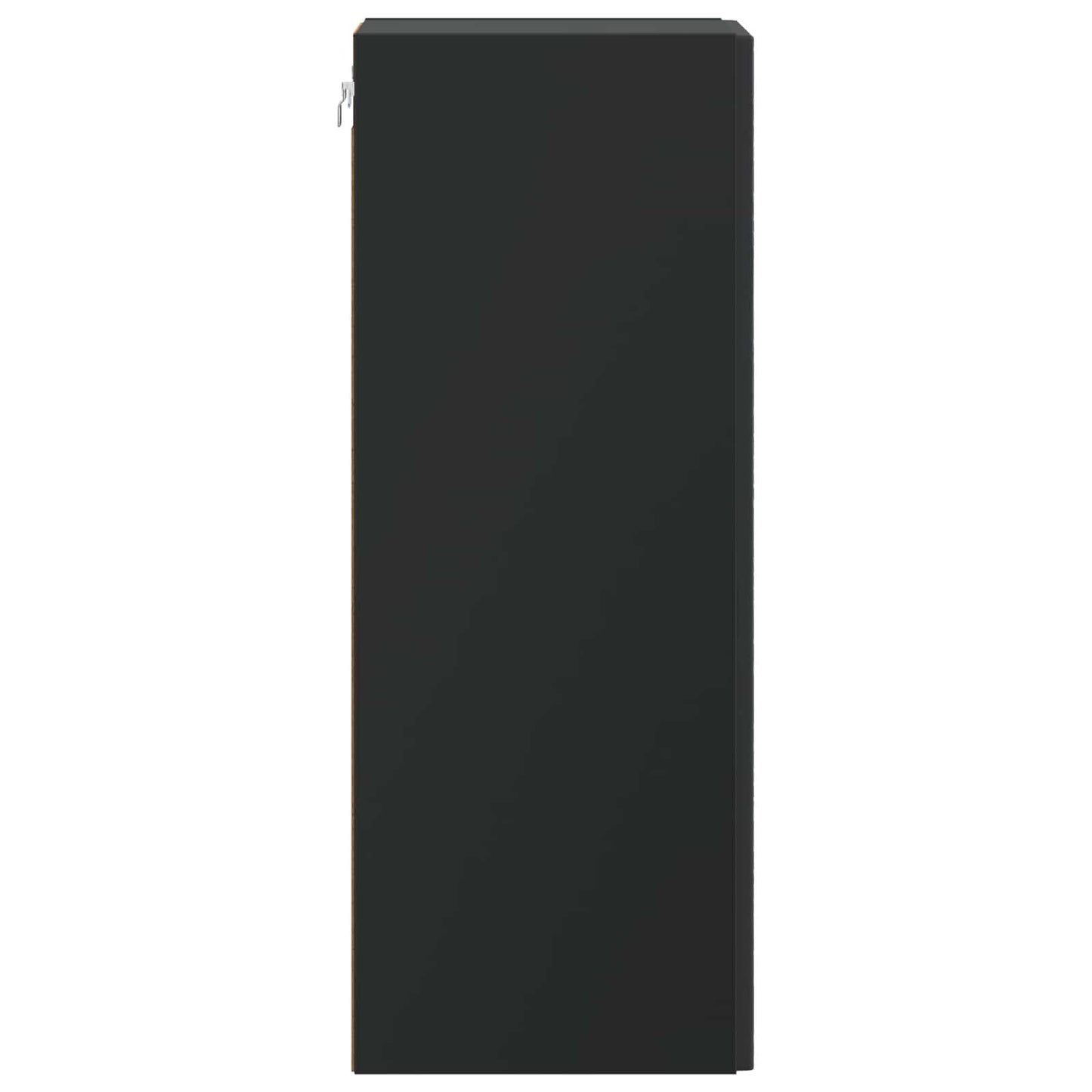 Wandkast Zwart 66 x 34,5 x 90 cm Bewerkt hout