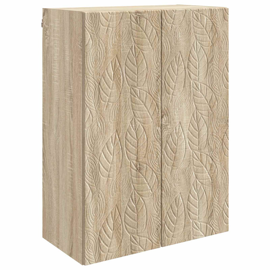 Wandkast Sonoma Eiken 66 x 34,5 x 90 cm Bewerkt hout