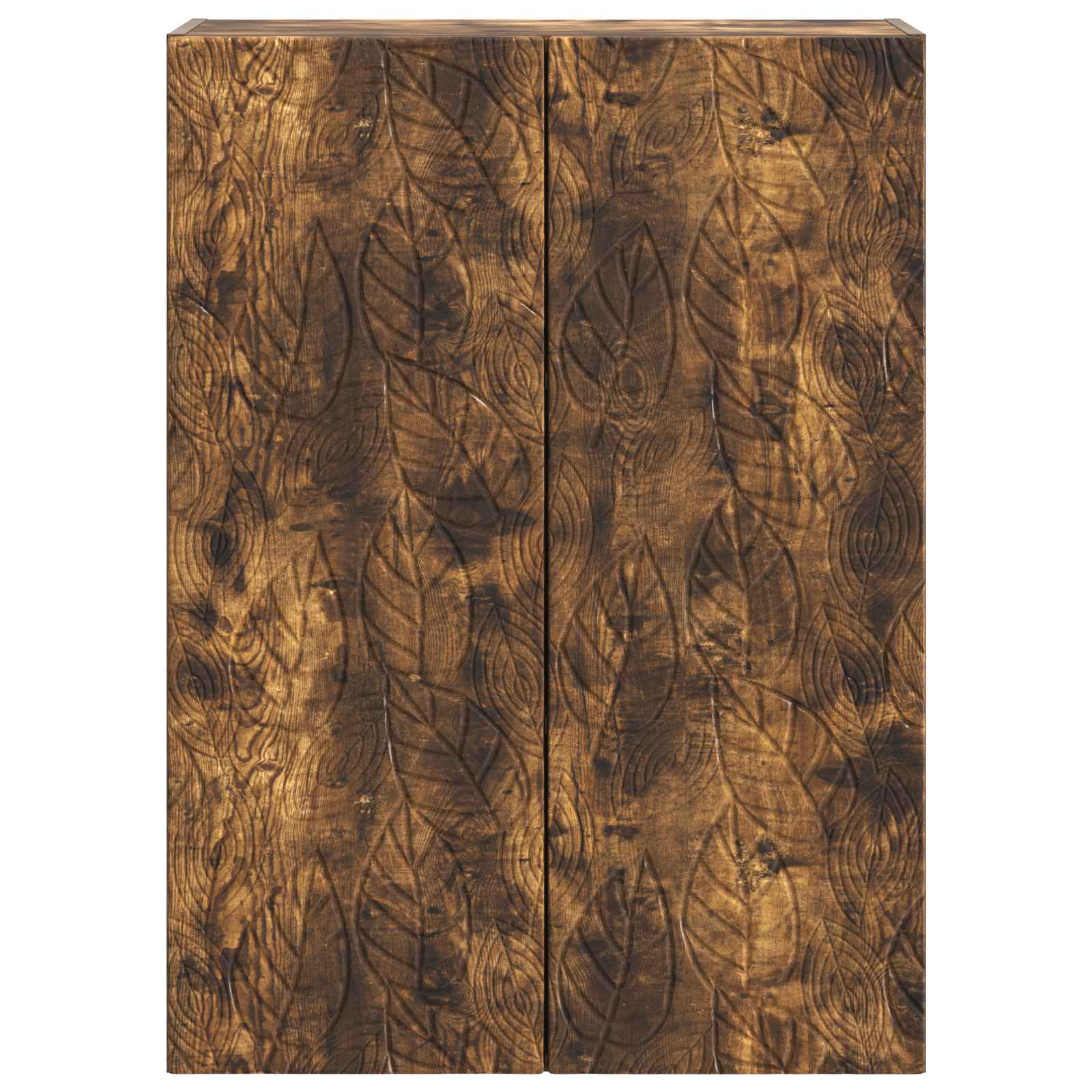 Wandkast Gerookt eiken 66 x 34,5 x 90 cm Bewerkt hout