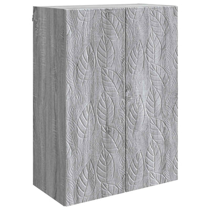 Wandkast Grijs Sonoma 66 x 34,5 x 90 cm Bewerkt hout